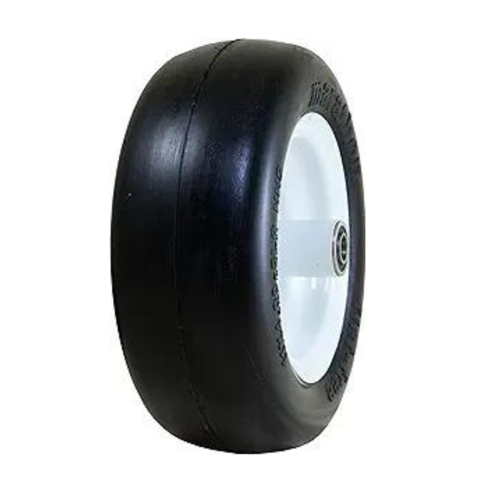 Untitled-design-2024-08-27T012018.604.png Marathon 11x4.00-5" Flat Free Lawnmower Tire on Wheel - Image 1