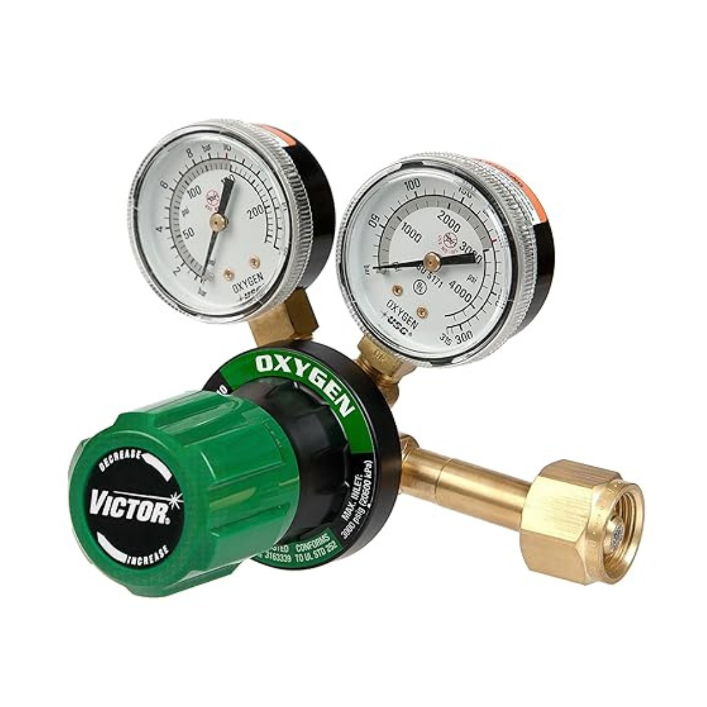 Untitled-design-2025-04-21T184011.312.png Victor Technologies 0781-9400 G250-150-540 Medium Duty Single Stage Oxygen Regulator - Image 1